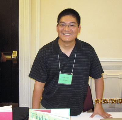 Yong Chen in the New England Reading Association Annual Conference 2010 as author for children.